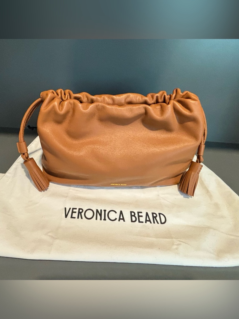 Veronica Beard Tan Stash Bag